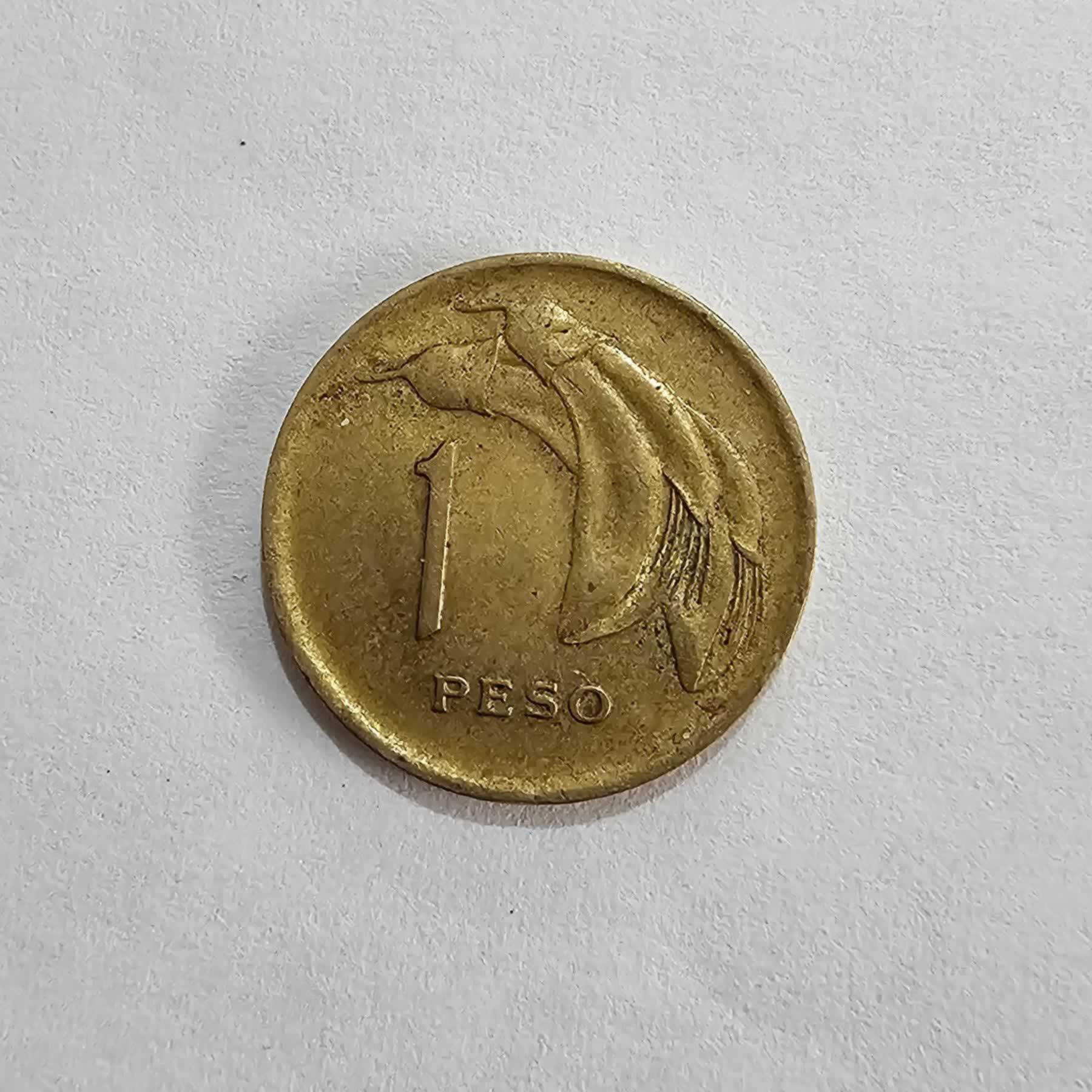 Reverso de 1 Peso, 1968