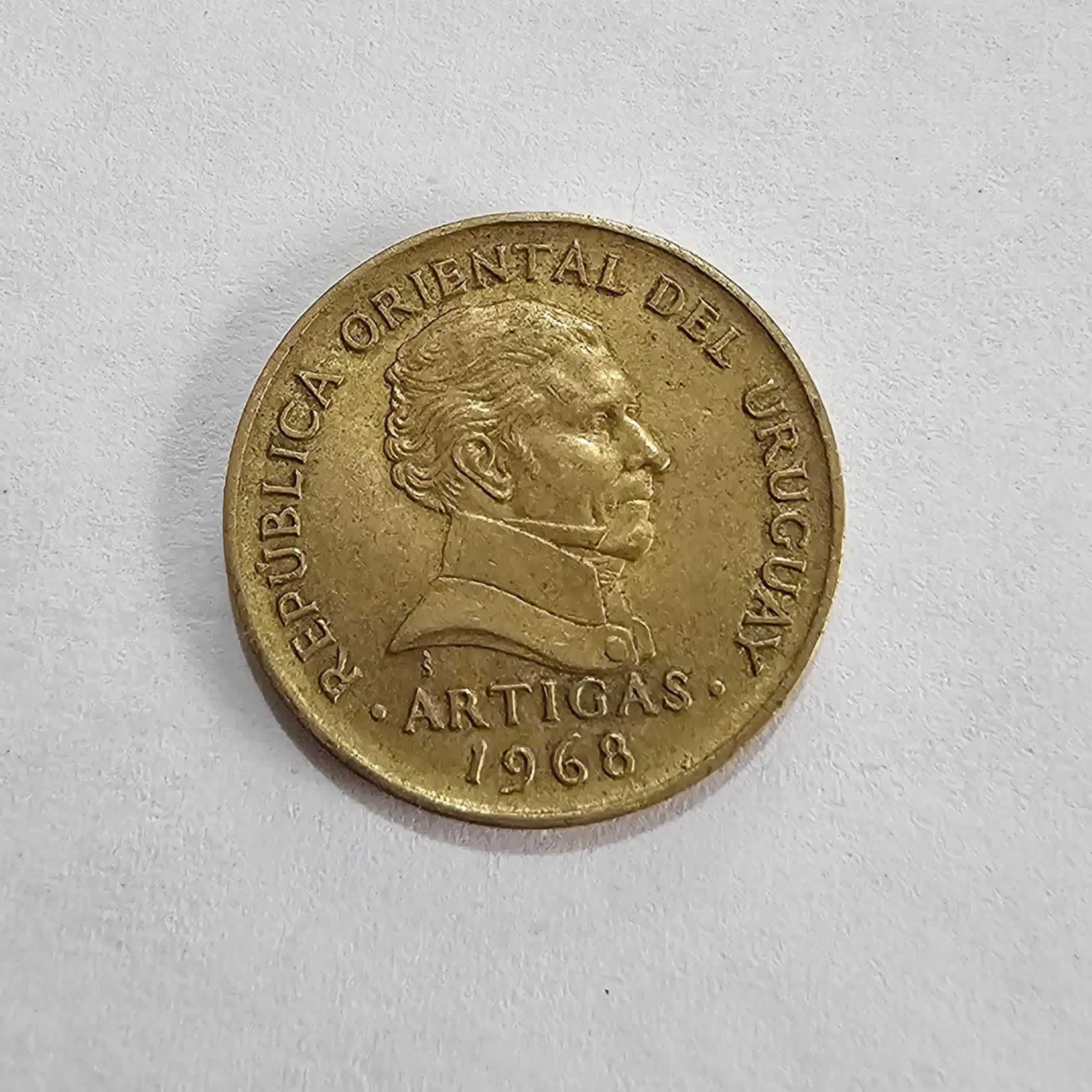 Anverso de 5 Pesos, 1968