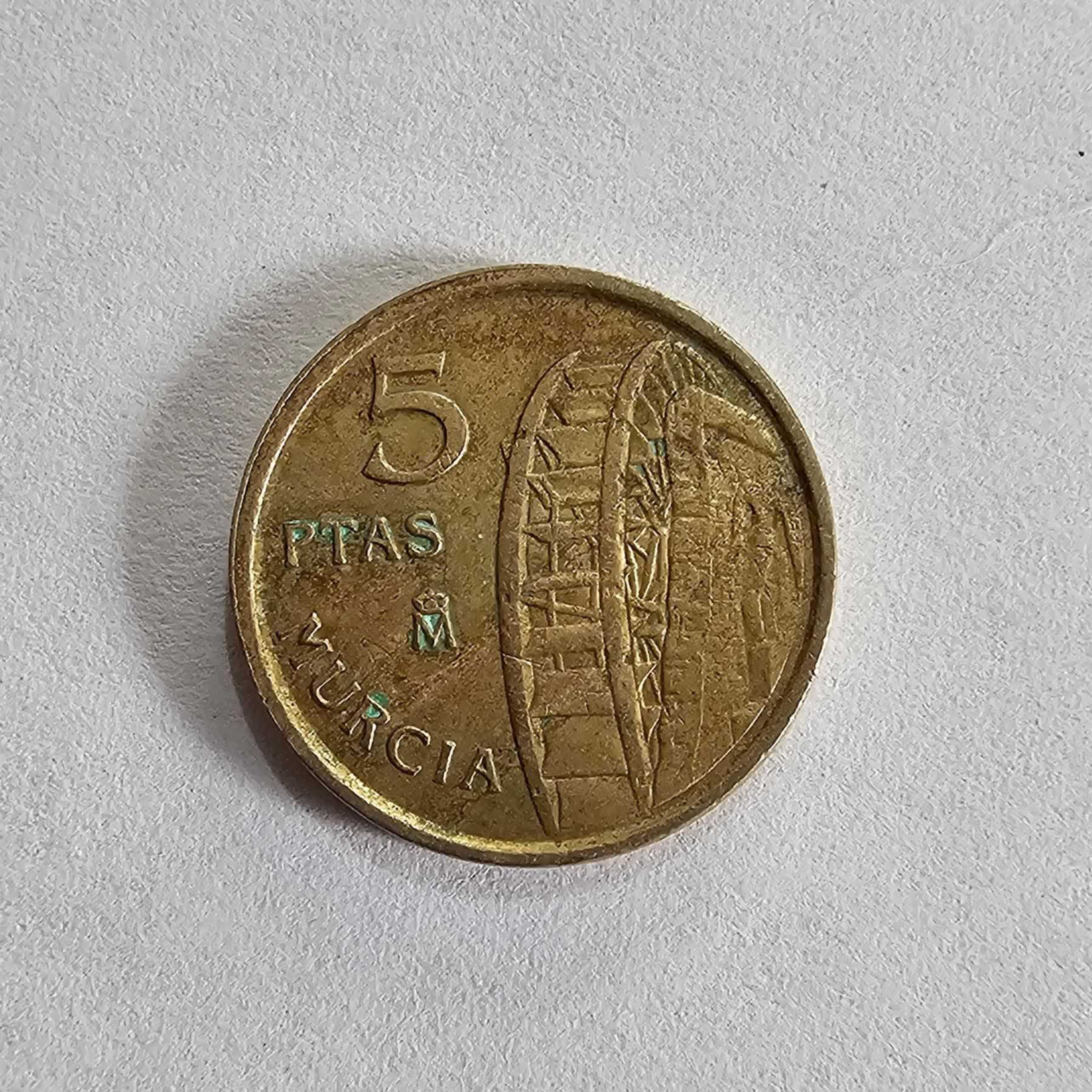 Anverso de 5 Pesetas, 1999
