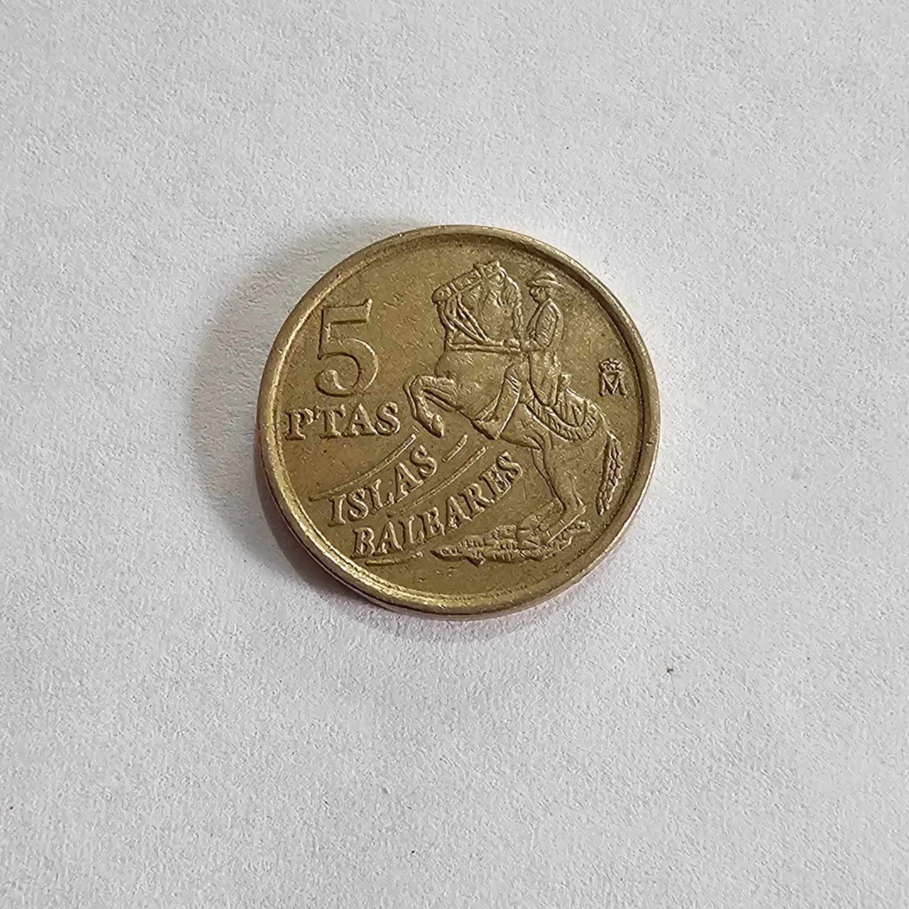 Reverso de 5 Pesetas, 1997