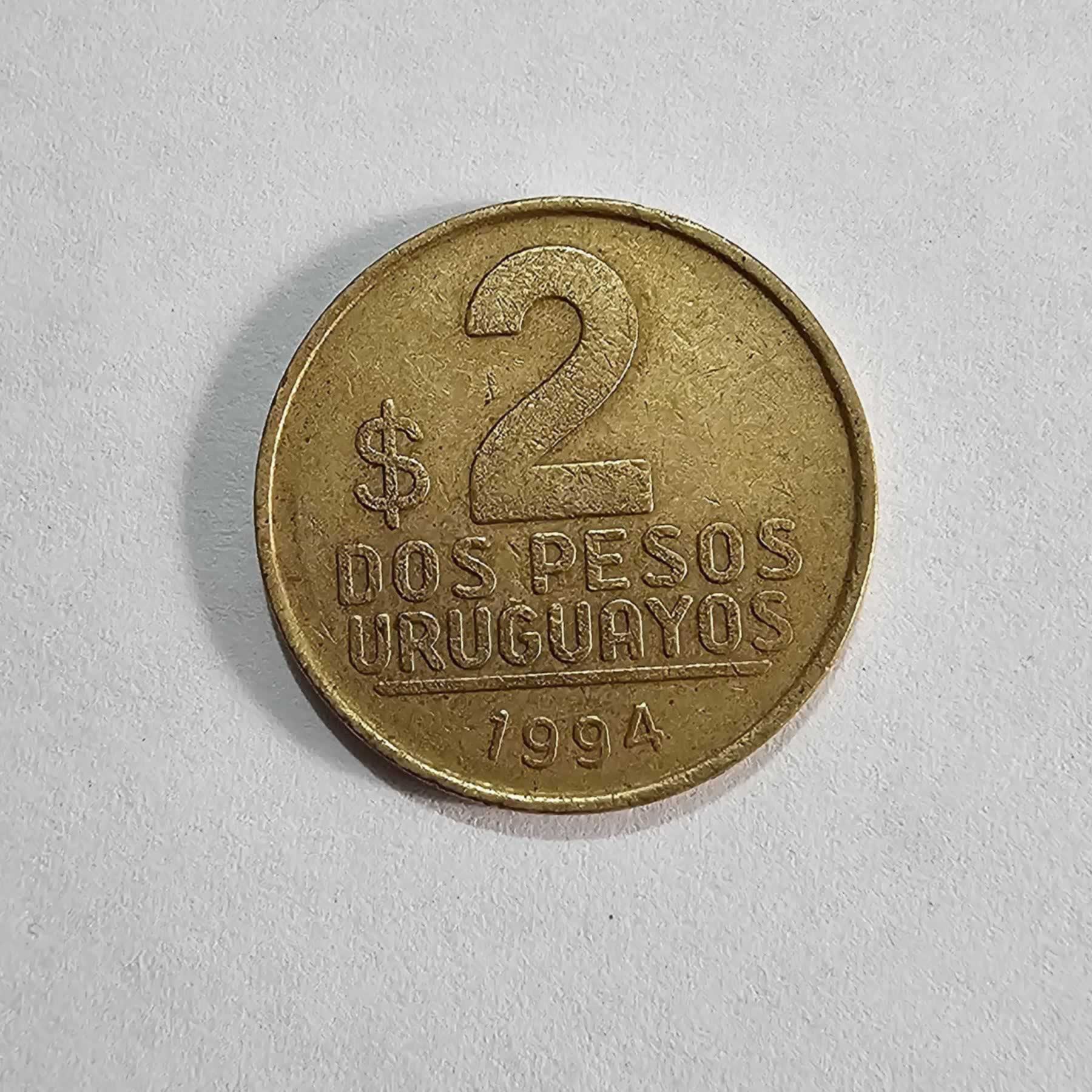 Reverso de 2 Pesos, 1994 (ba)