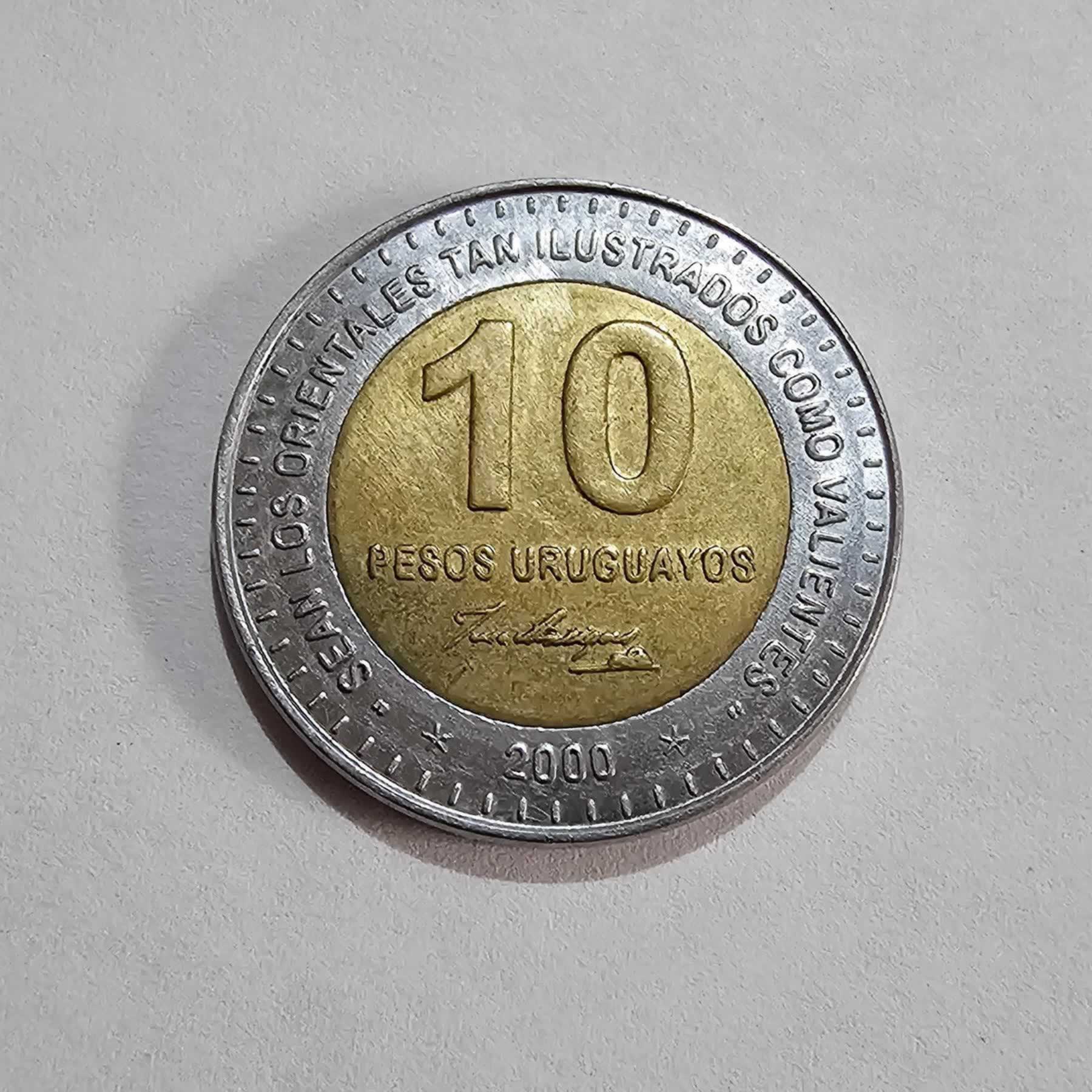 Reverso de 10 Pesos, 2000 (rcm)