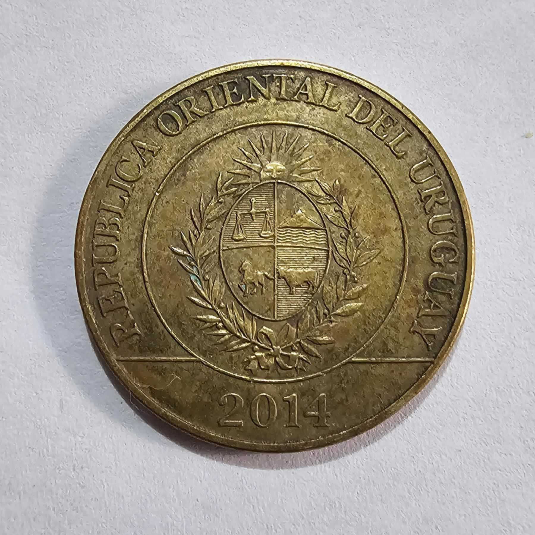 Anverso de 5 Pesos, 2014 (I)