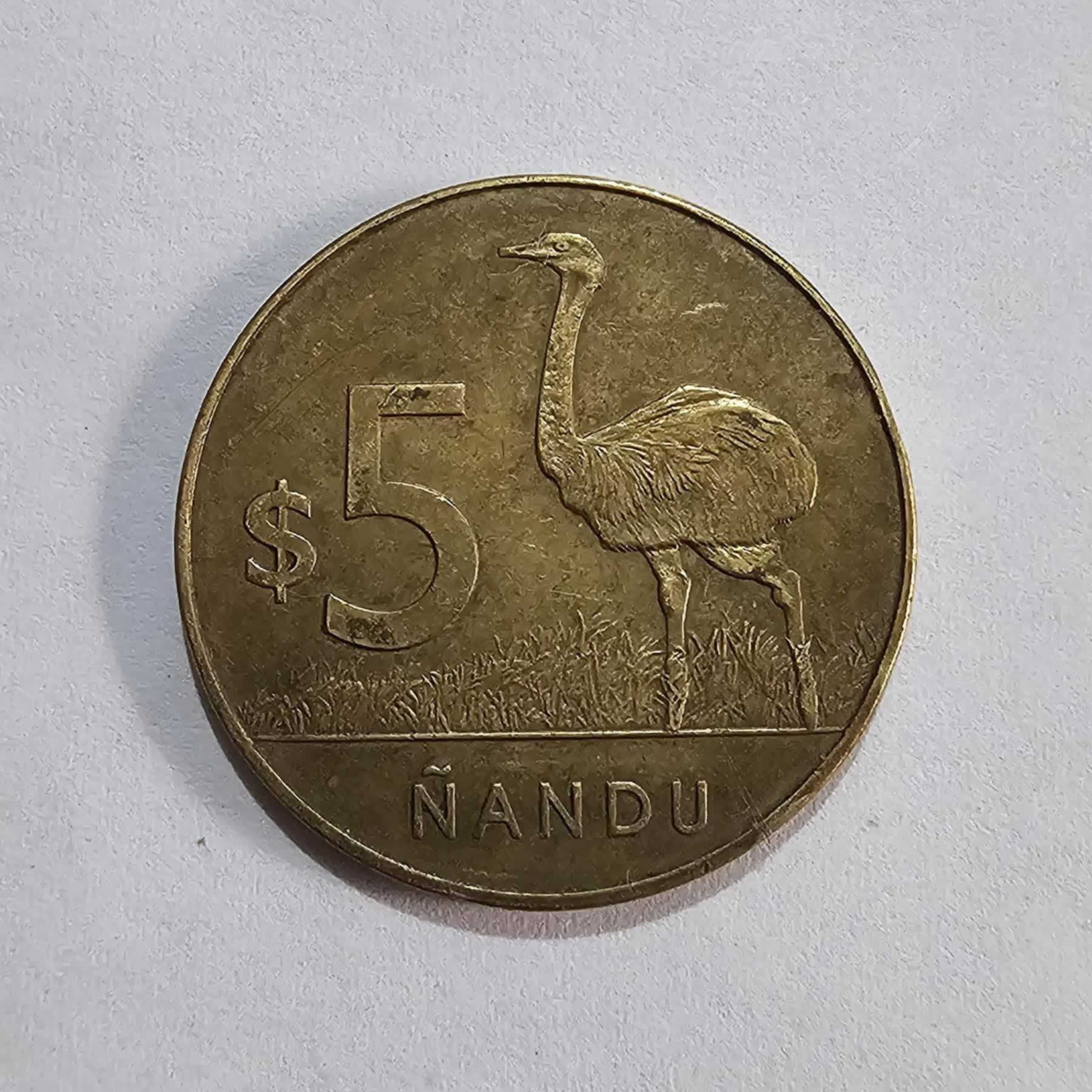 Reverso de 5 Pesos, 2014 (I)