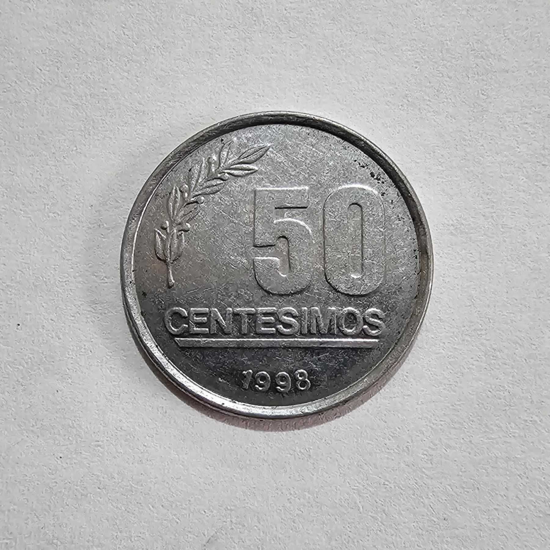 Reverso de 50 Centesimos, 1998