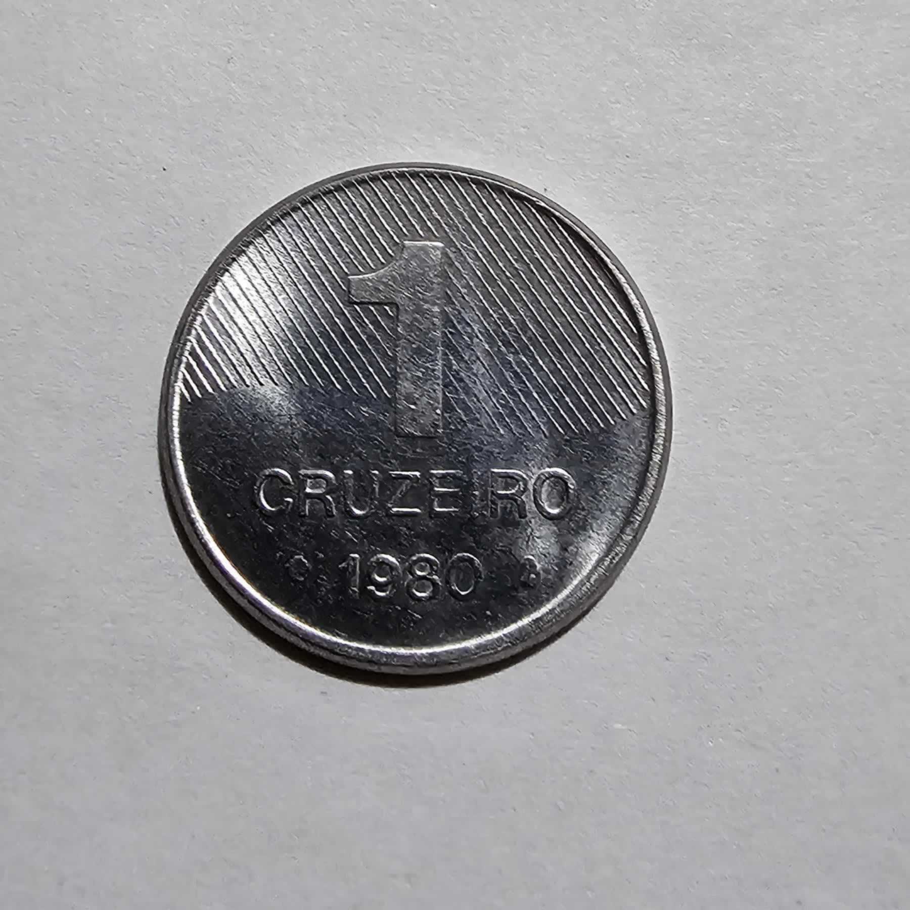 Reverso de 1 Cruzeiro, 1980