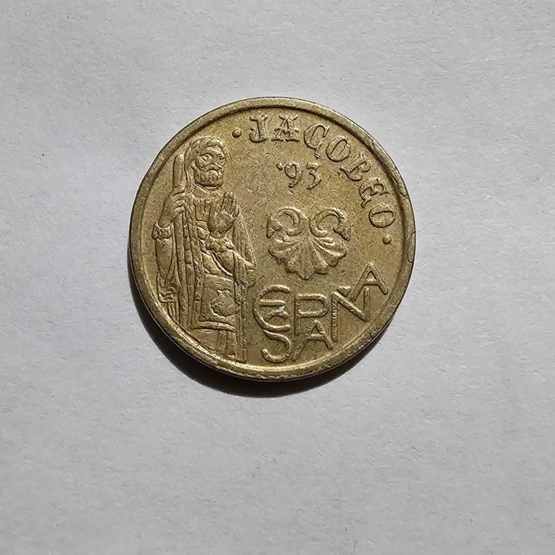 Anverso de 5 Pesetas, 1993