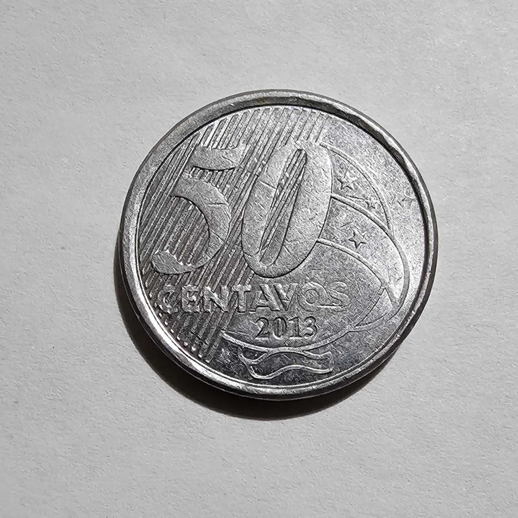 Reverso de 50 Centavos, 2013