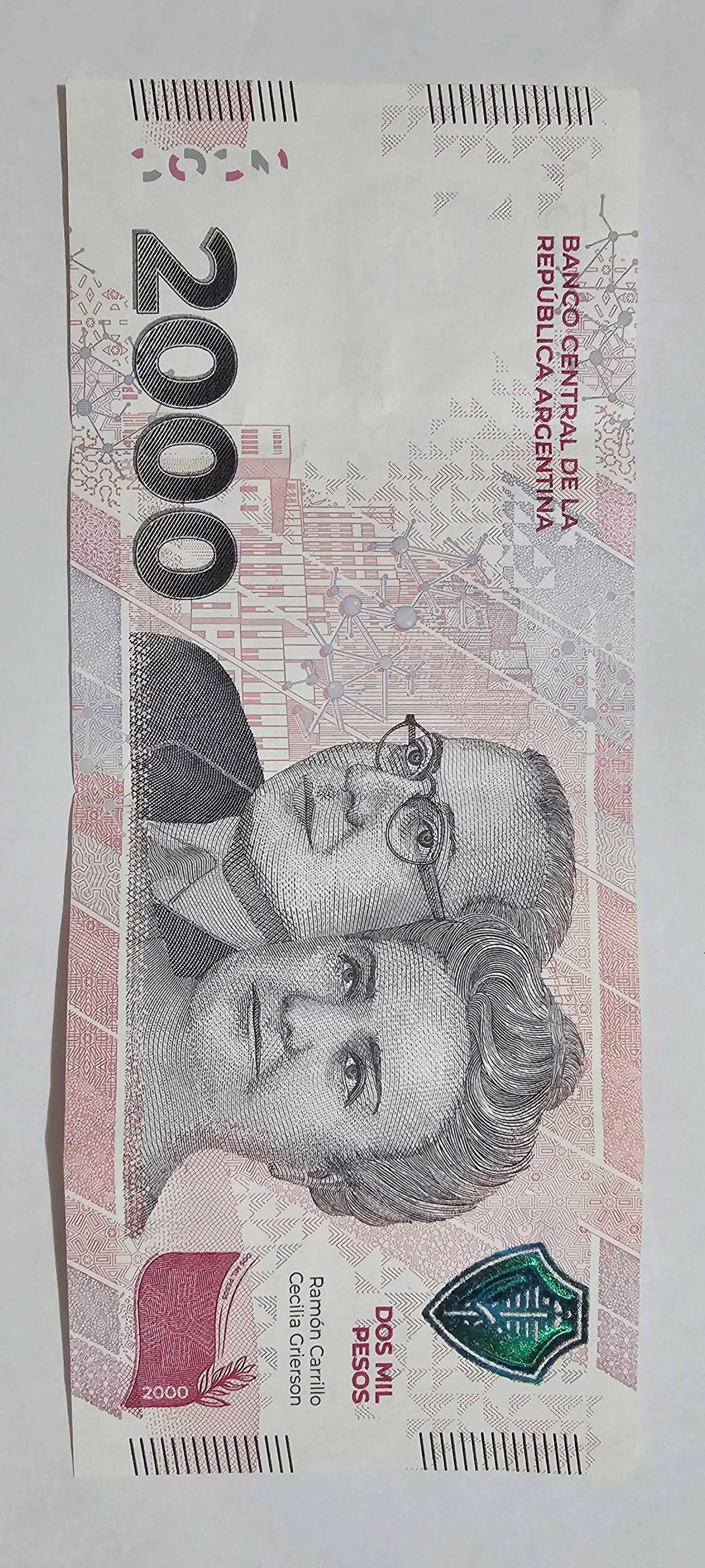 Anverso de 2000 Pesos, 2023