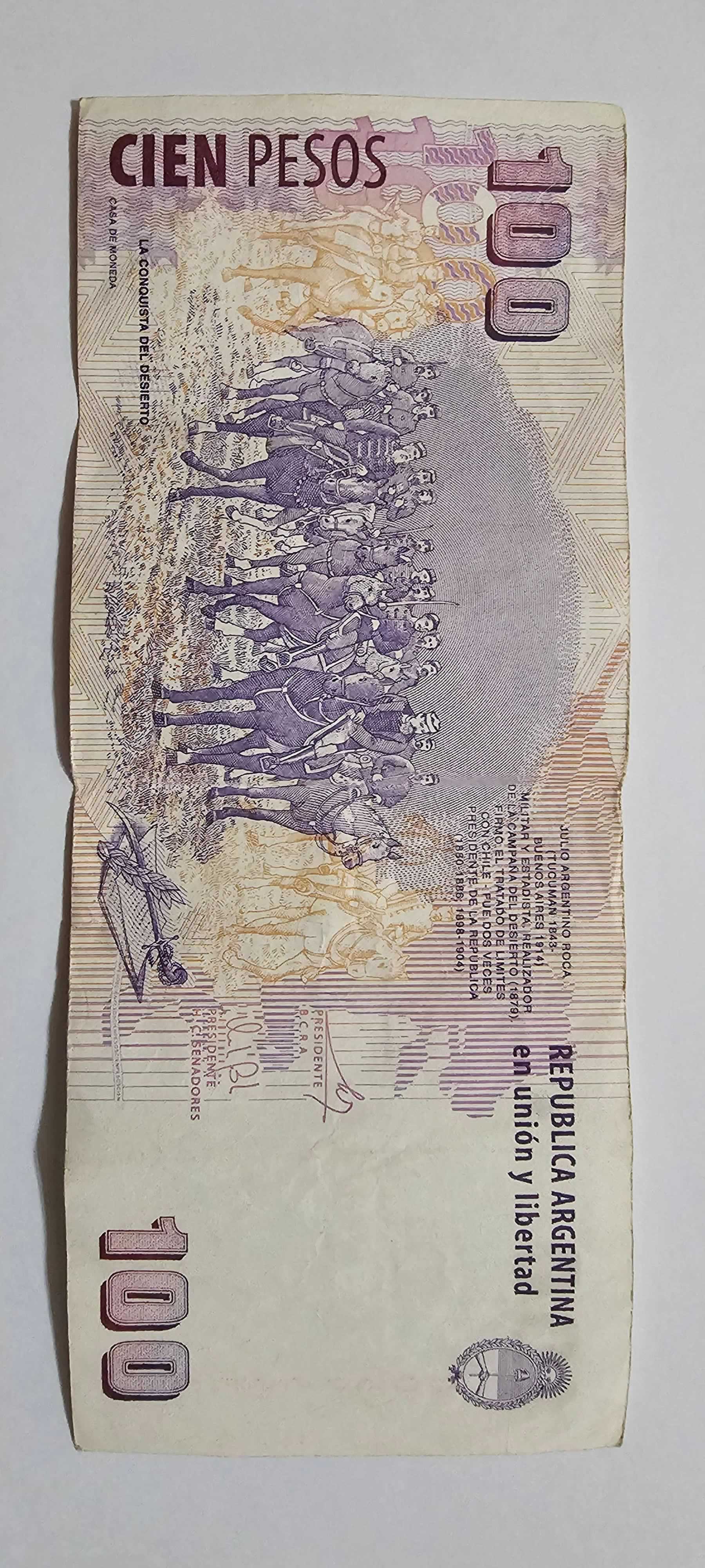 Reverso de 100 Pesos, 2002 / 2017