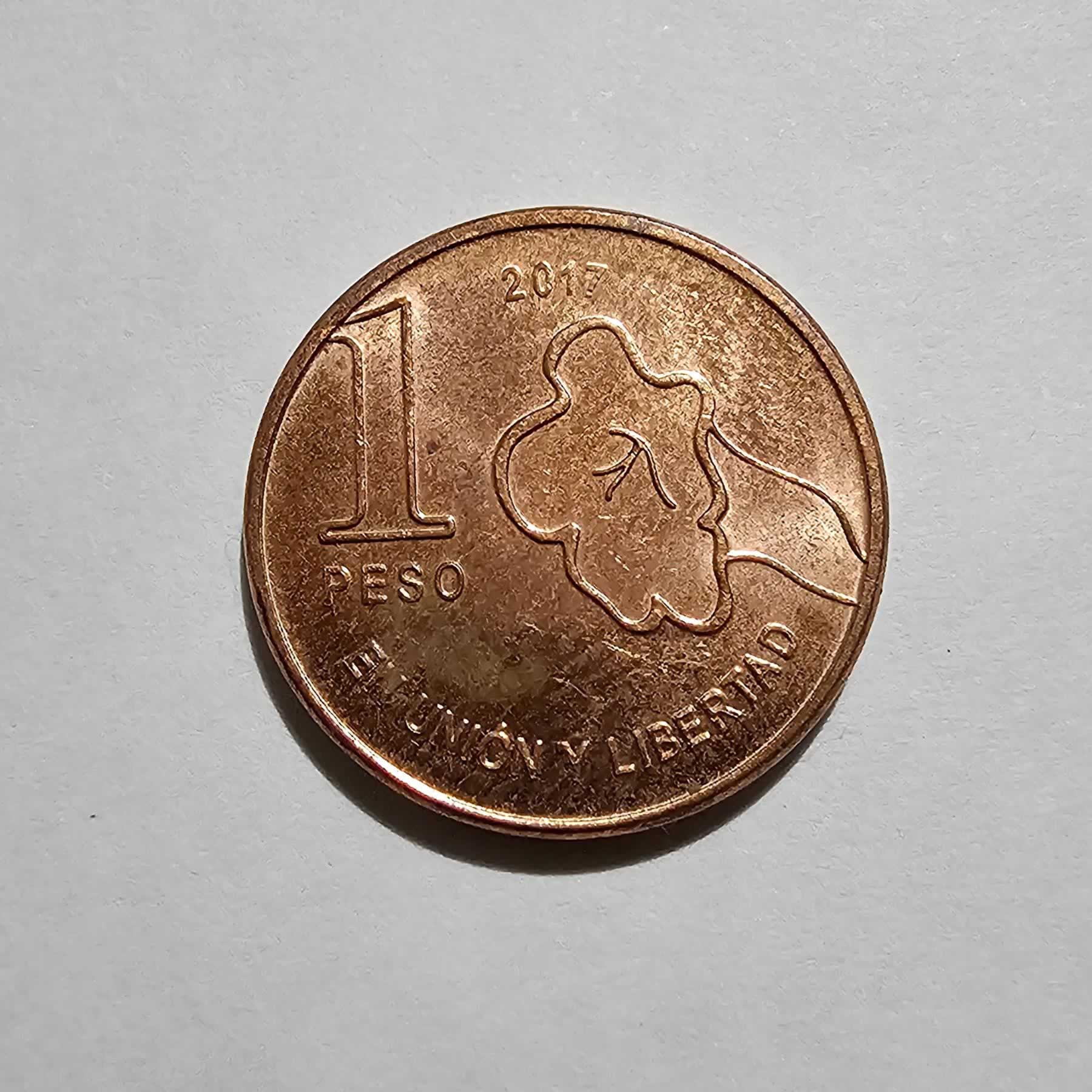 Reverso de 1 Peso, 2017