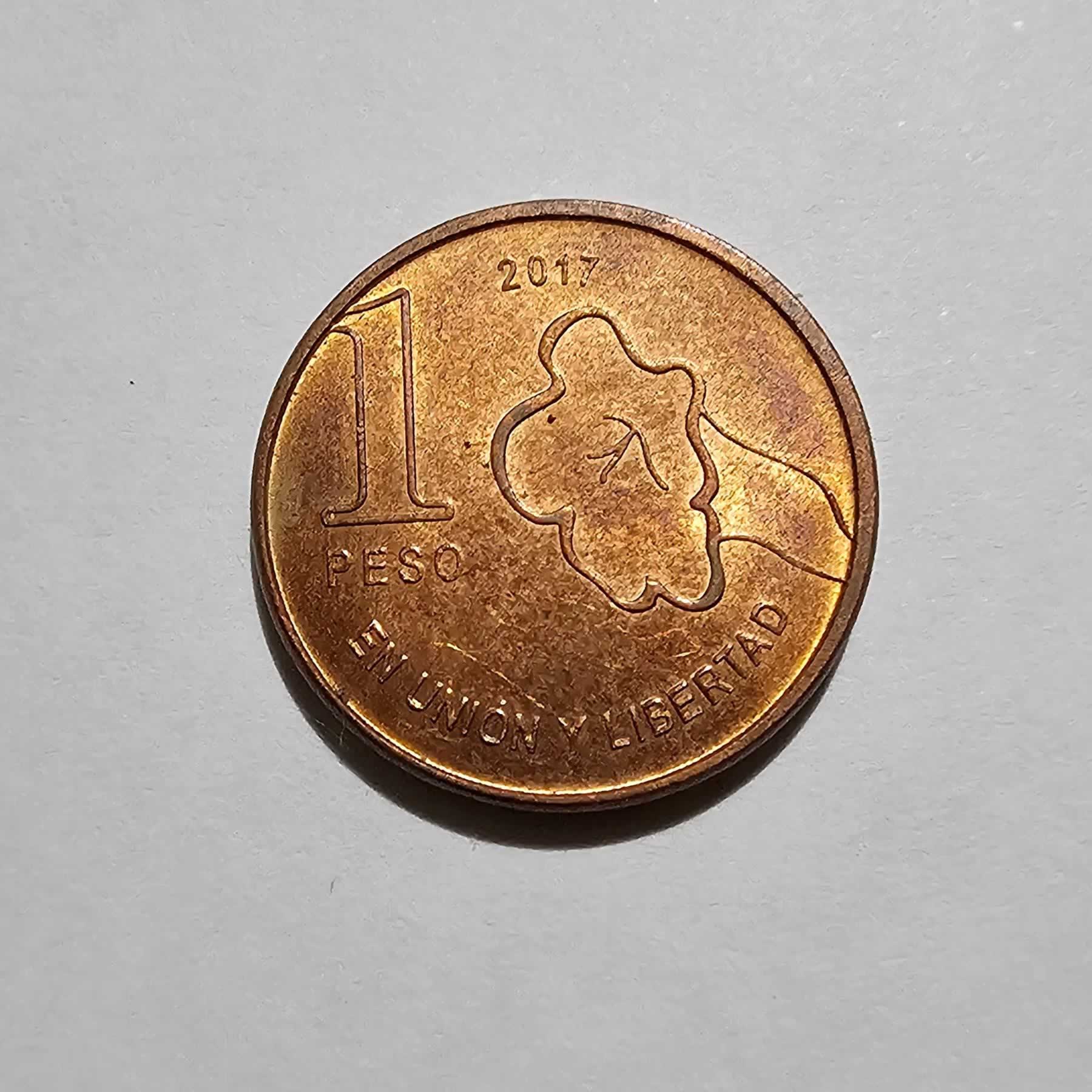 Reverso de 1 Peso, 2017