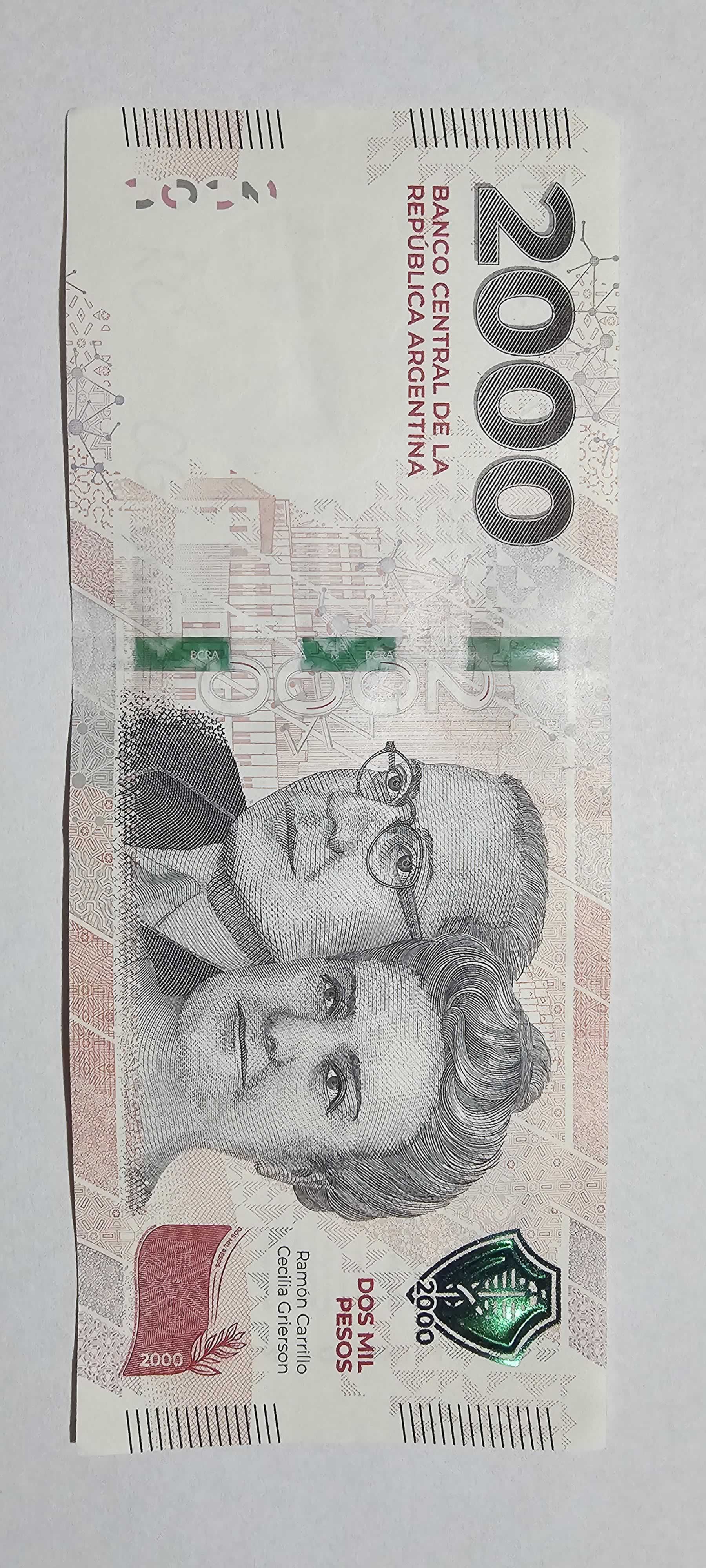 Anverso de 2000 Pesos, 2023