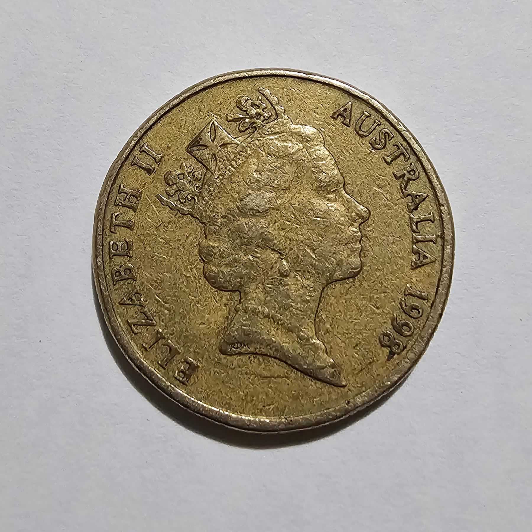 Anverso de 1 Dollar, 1998
