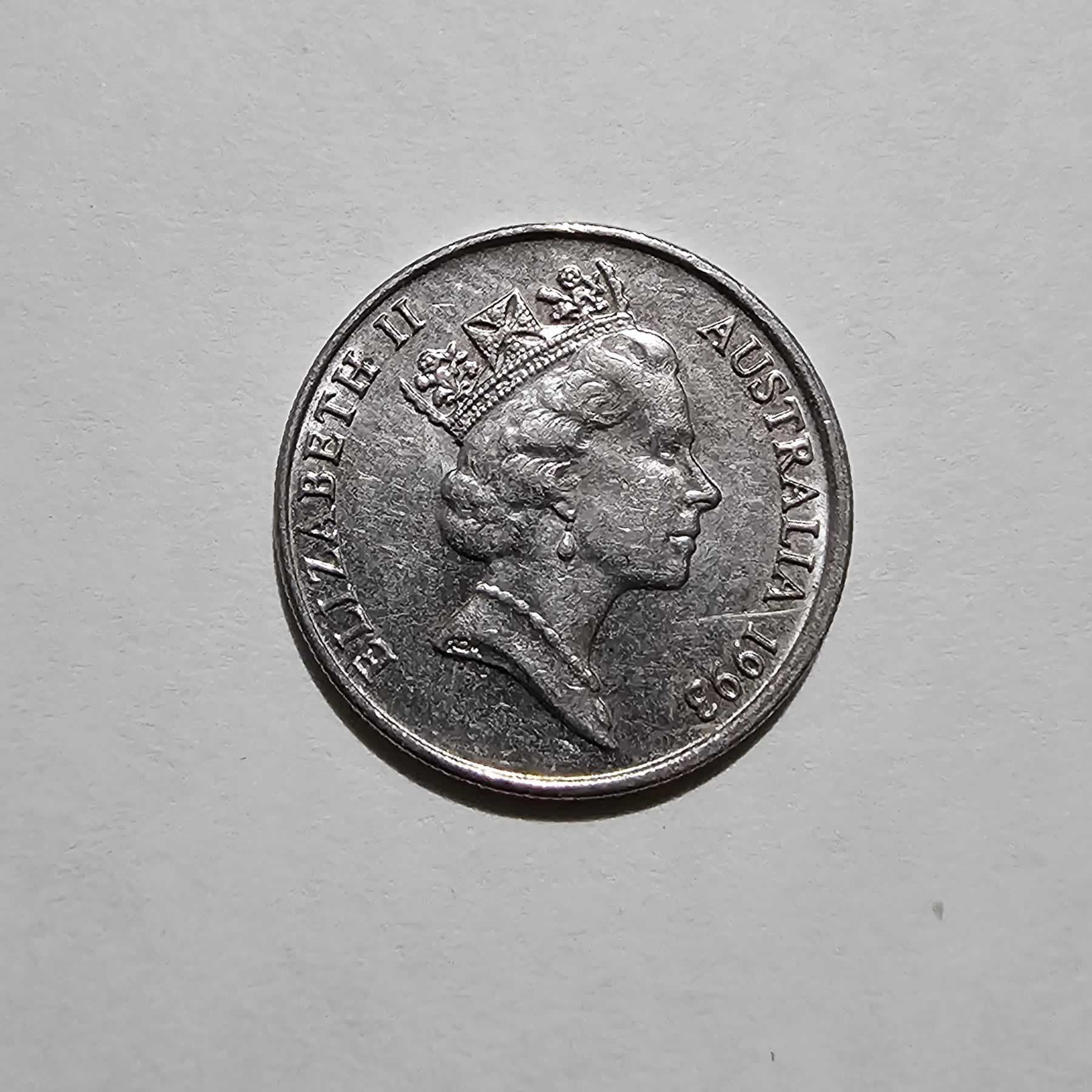 Anverso de 5 Cents, 1993
