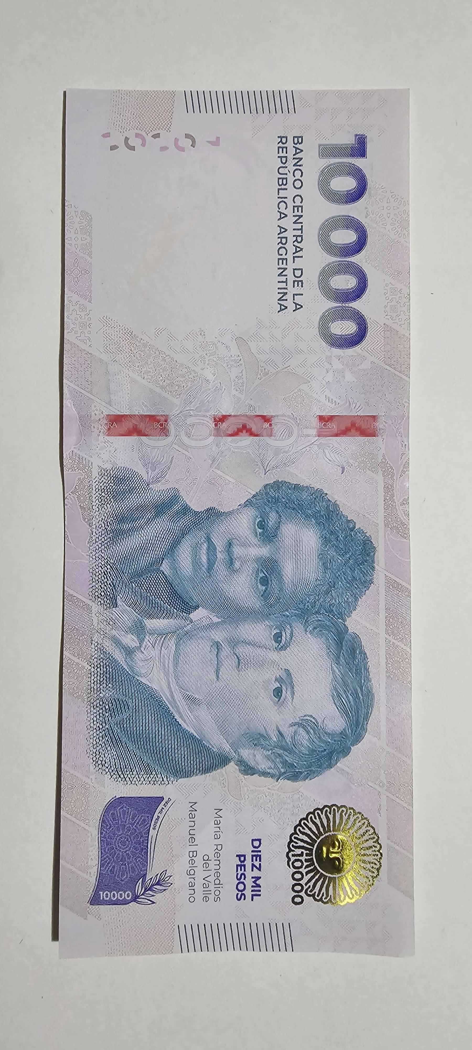 Anverso de 10000 Pesos, 2024