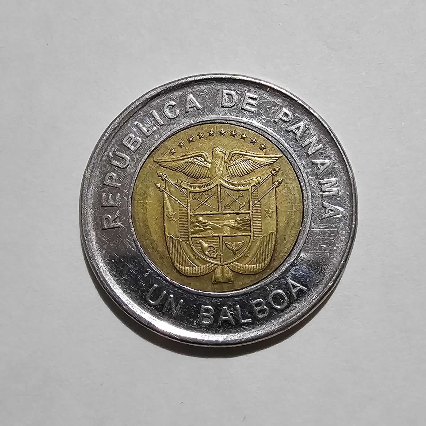 Anverso de 1 Balboa, 2019