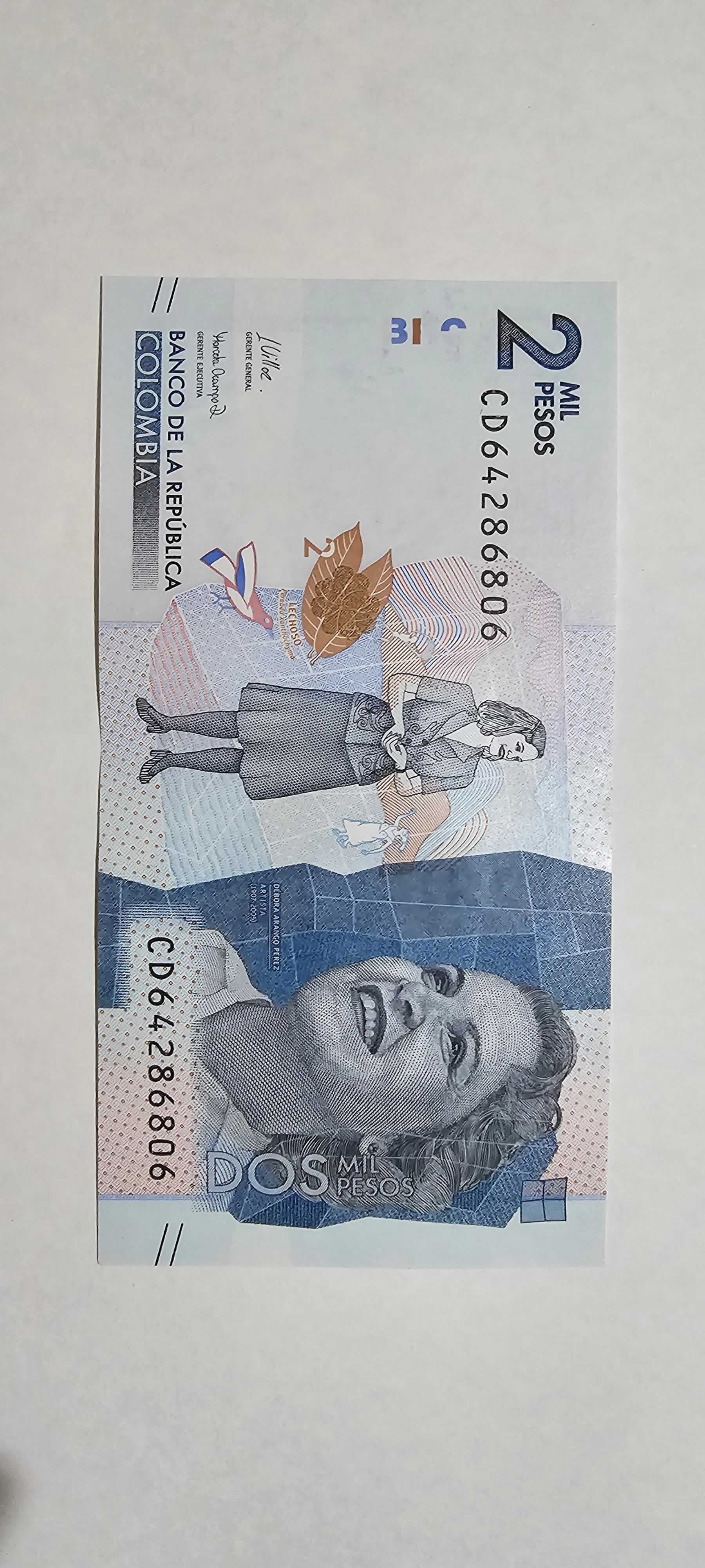 Anverso de 2000 Pesos, 2022
