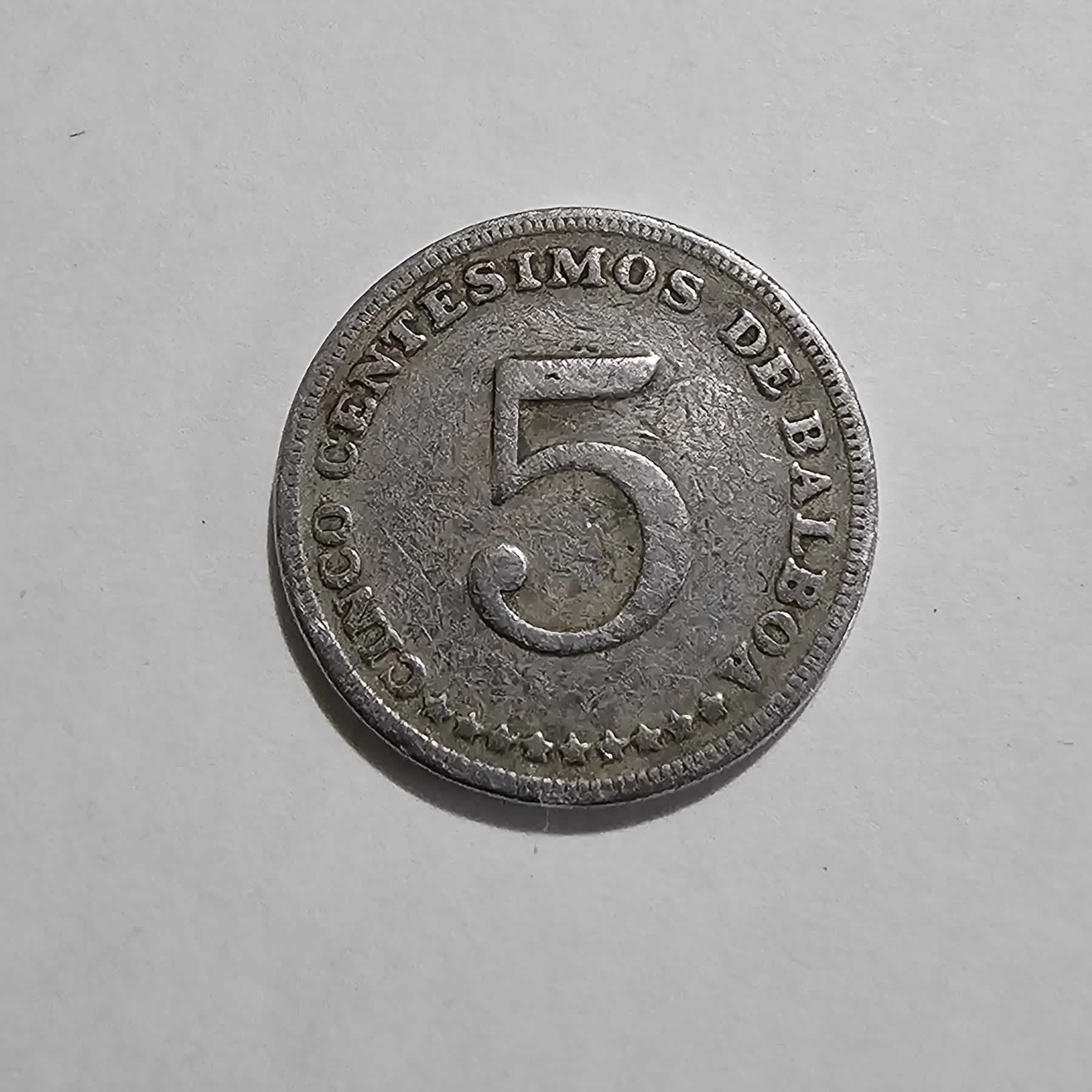 Reverso de 5 Centésimos, 1975