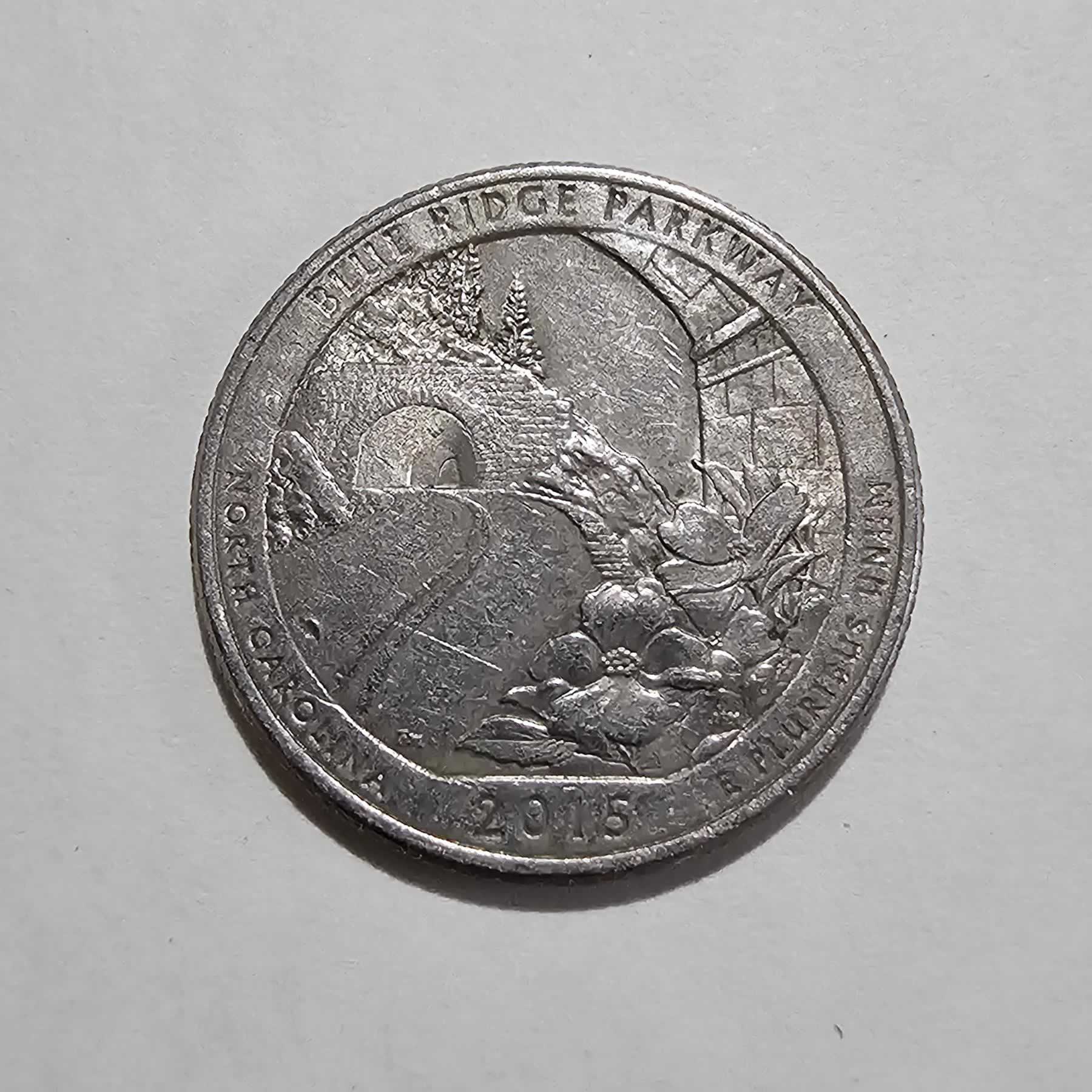 Reverso de Quarter Dollar, 2015