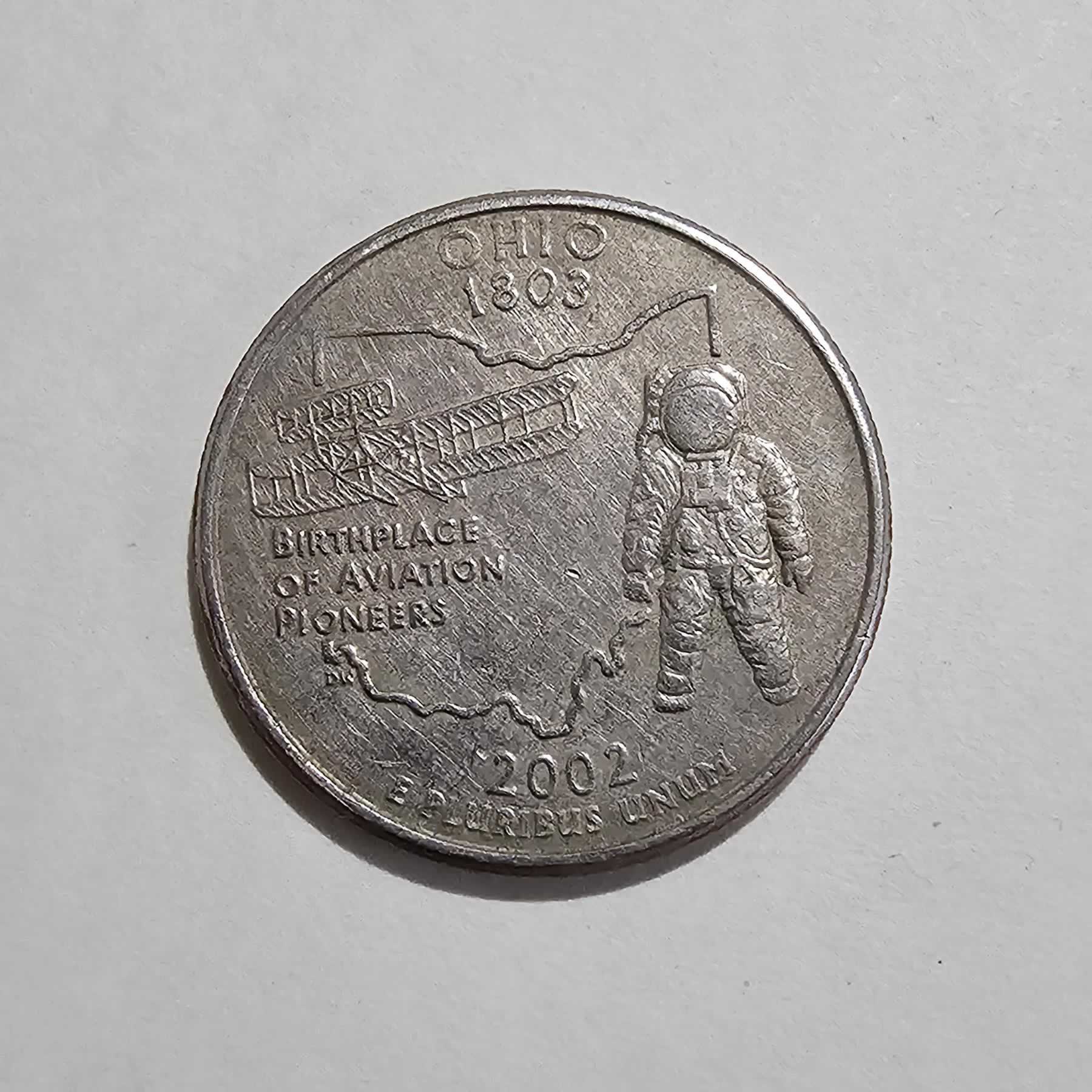 Reverso de Quarter Dollar, 2002