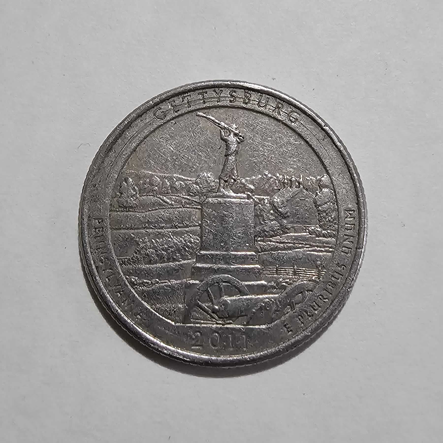 Reverso de Quarter Dollar, 2011