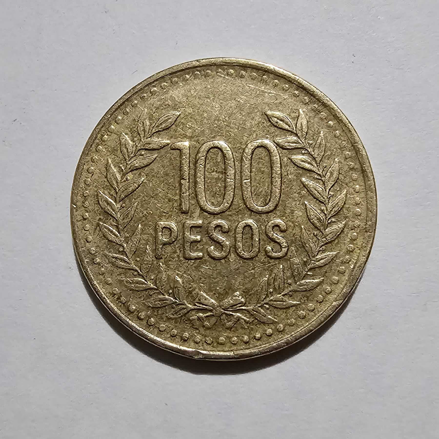 Reverso de 100 Pesos, 2011
