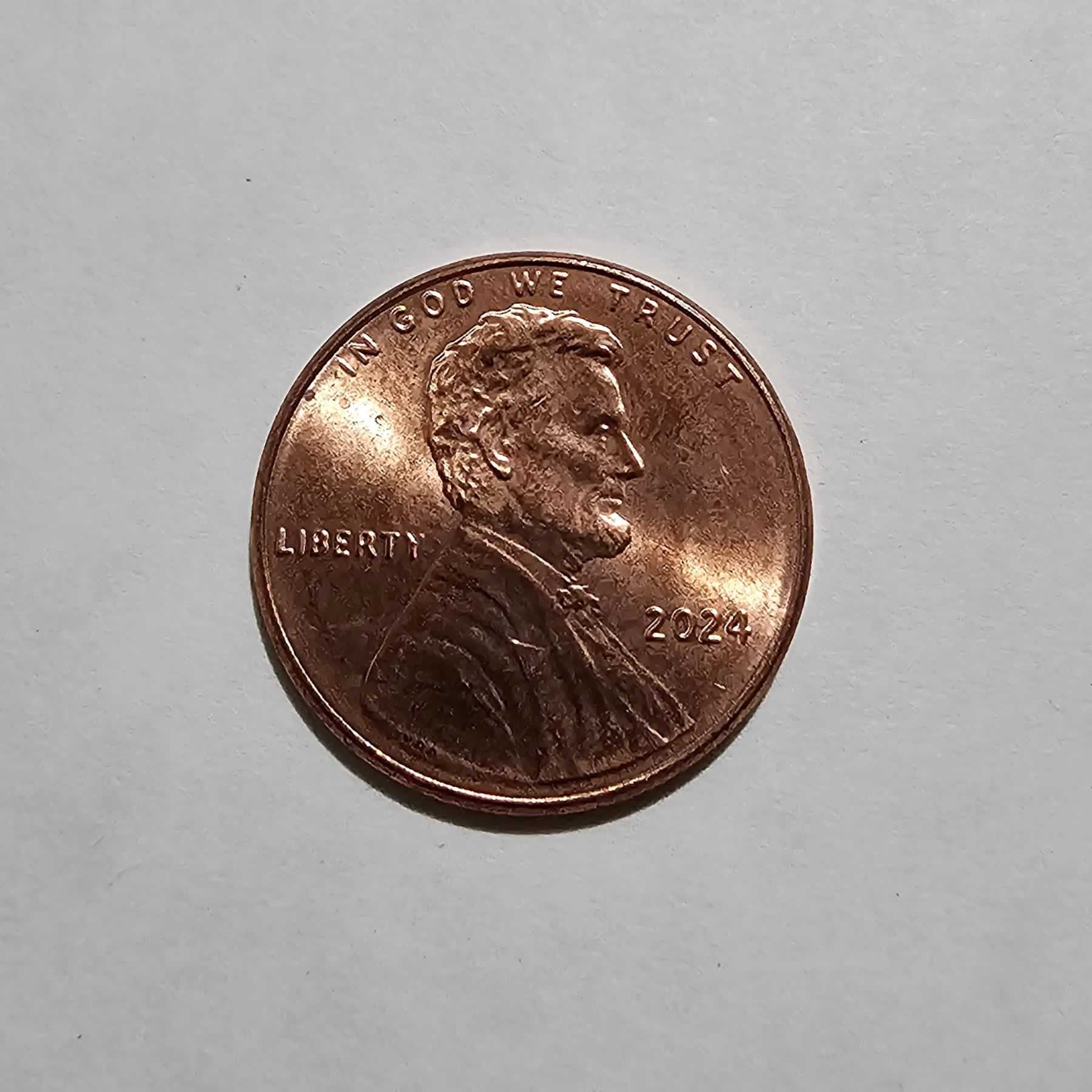 Anverso de 1 Cent, 2024
