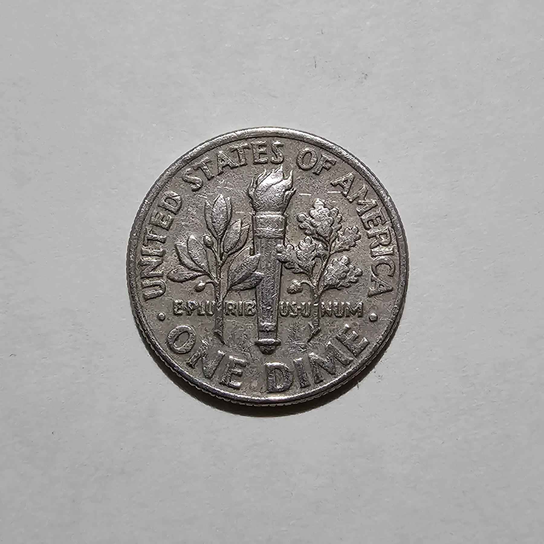 Reverso de 1 Dime, 2001 P, Estados Unidos