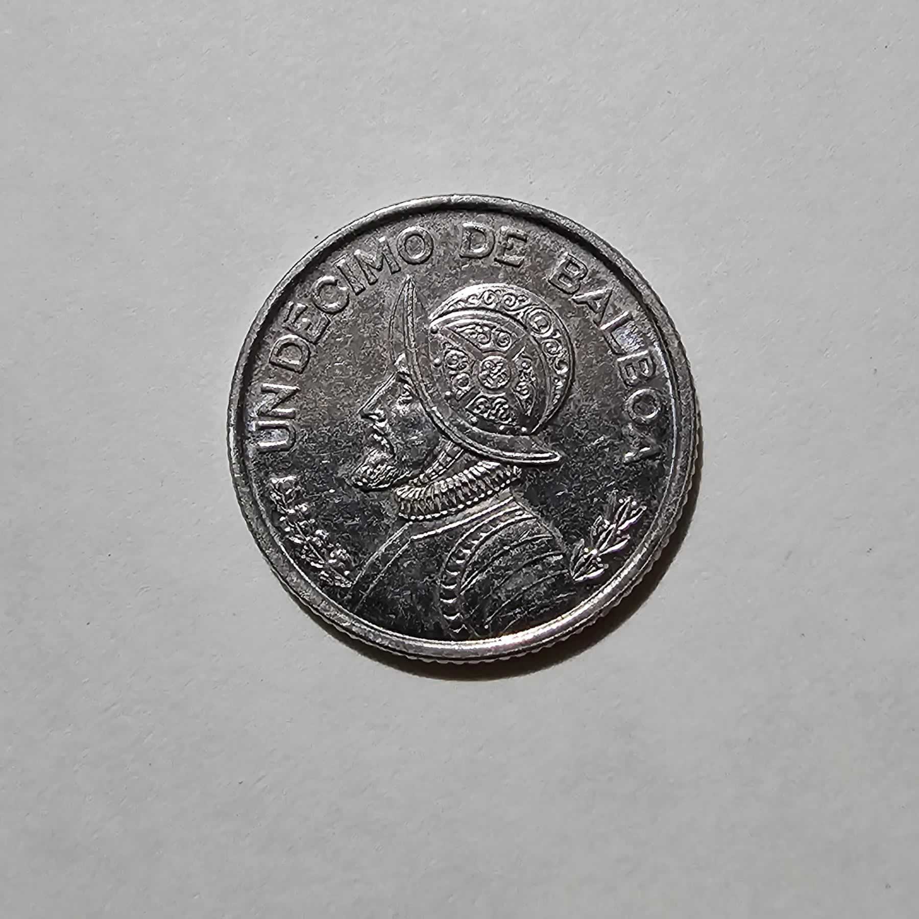 Reverso de 1/10 Balboa, 2018