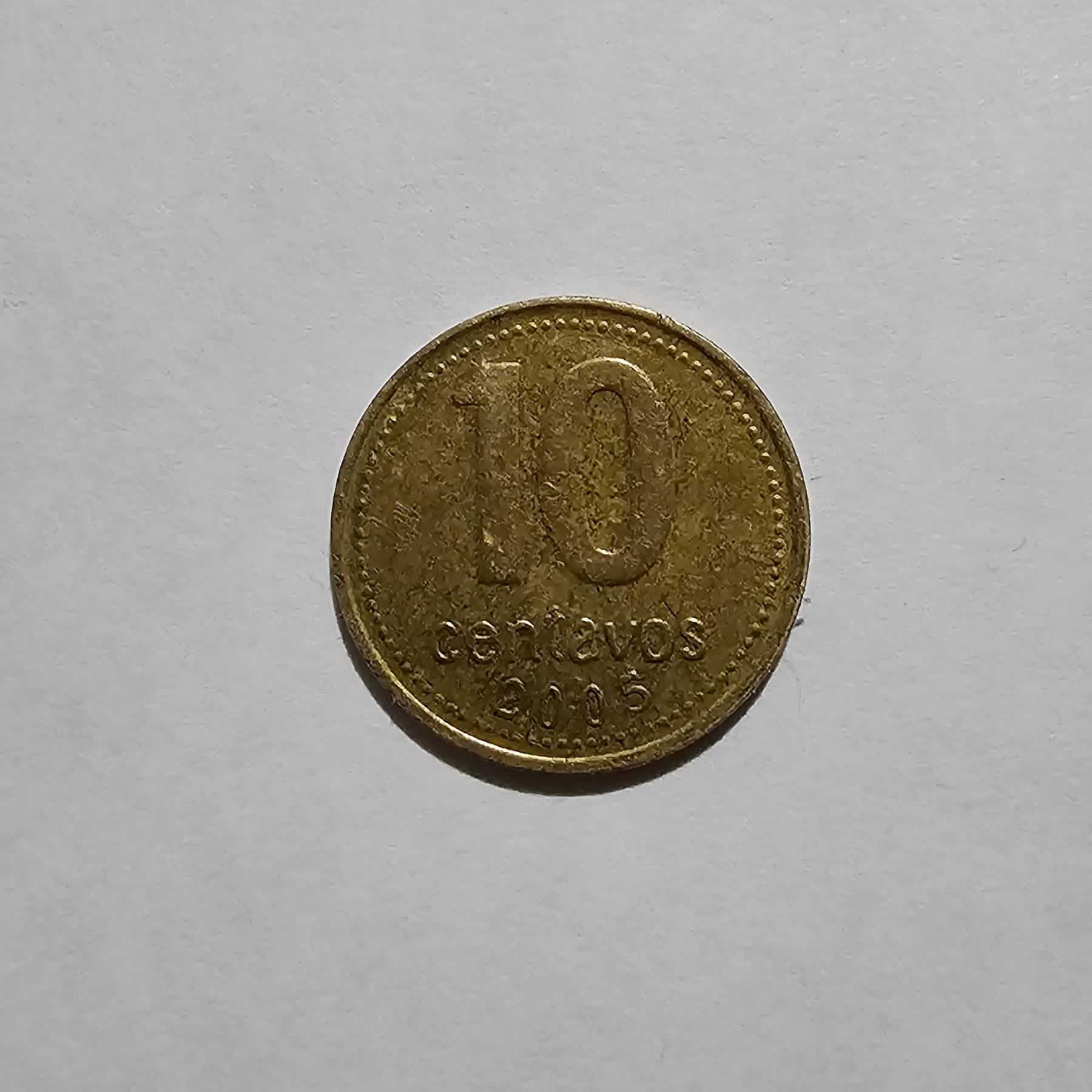Reverso de 10 Centavos, 2005