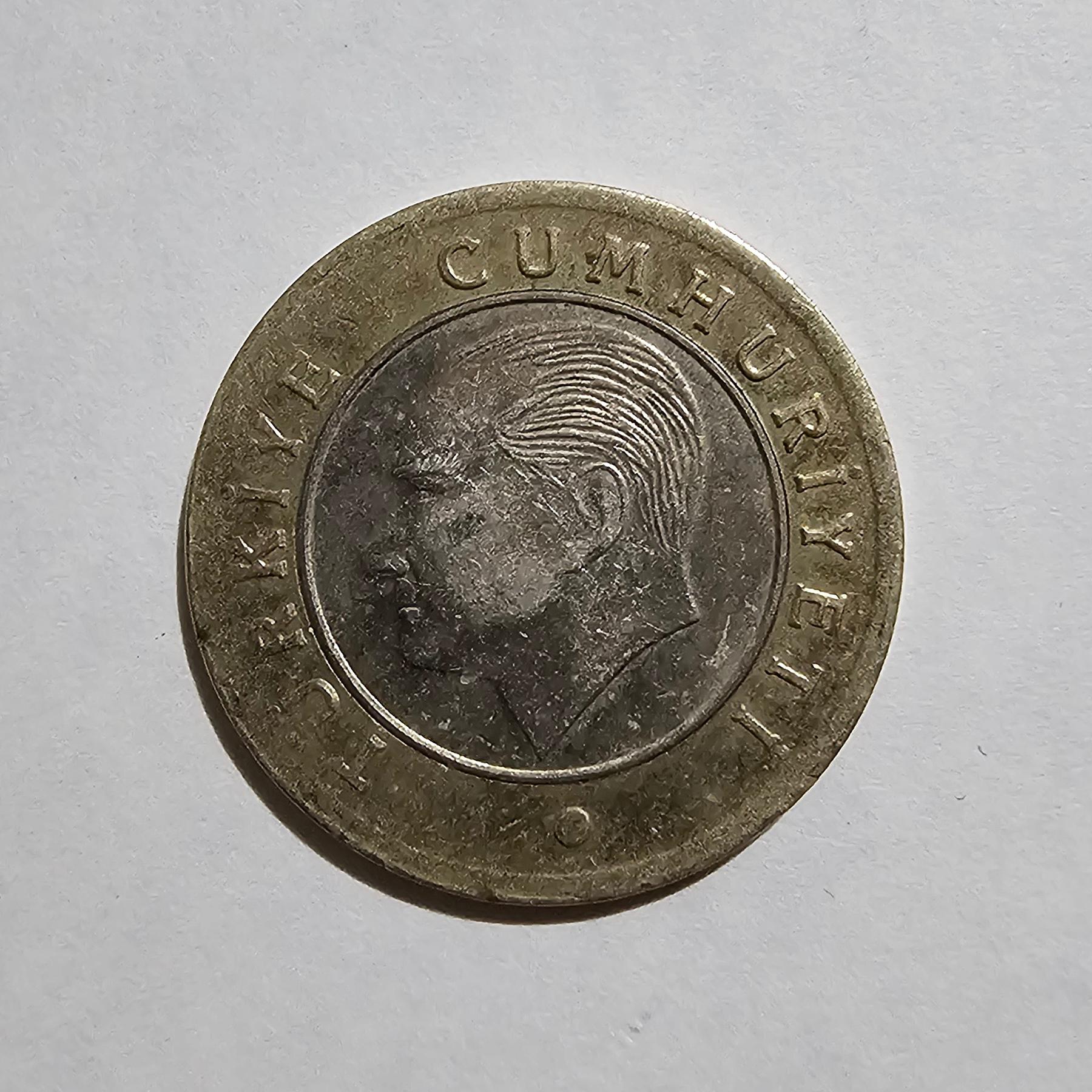 Anverso de 1 Lira, 2024