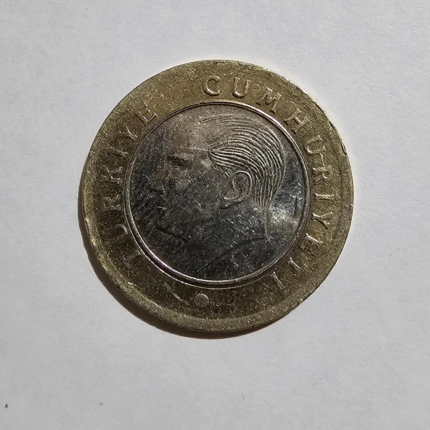 Anverso de 1 Lira, 2025