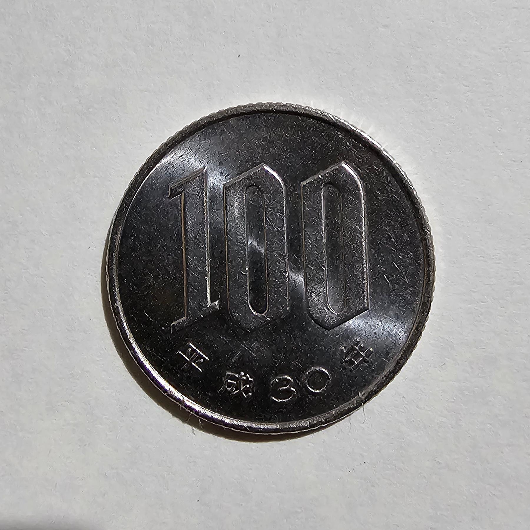 Reverso de 100 Yenes, 2019-2026