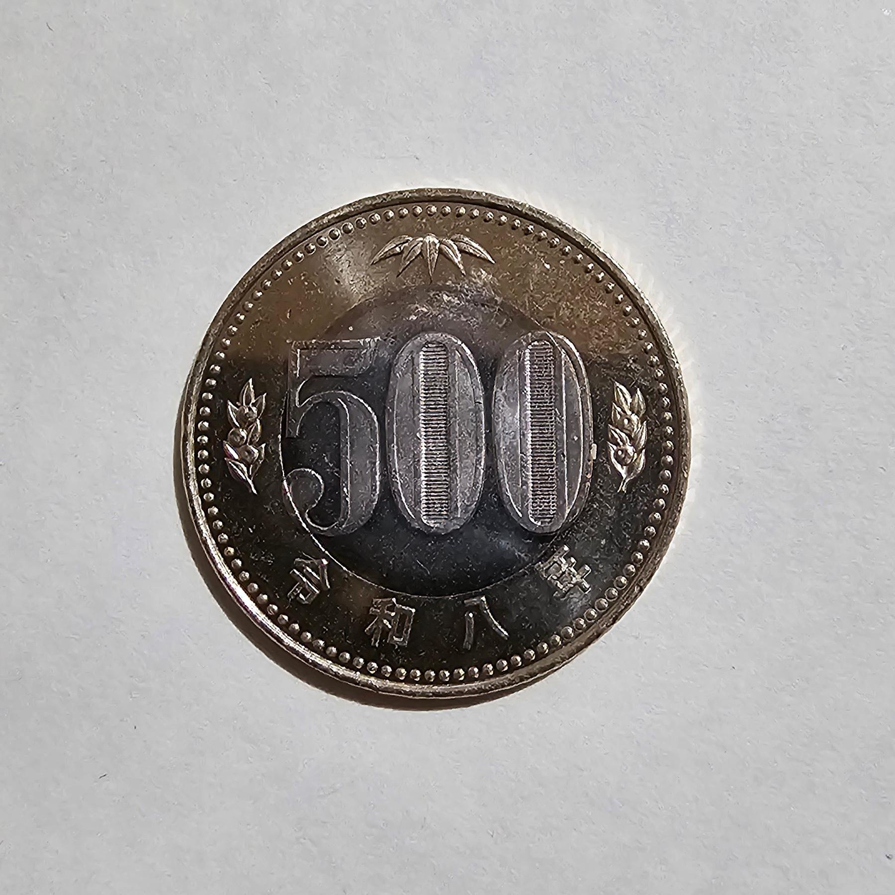 Reverso de 500 Yenes, 2021-2026