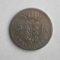 Reverso de 5 Fr, 1961