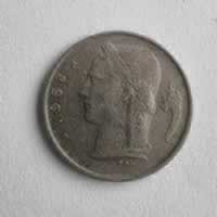 Anverso de 1 Fr, 1958