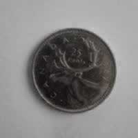 Reverso de 25 Cents, 1987