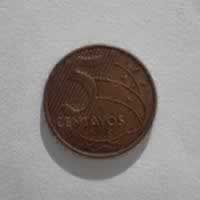 Reverso de 5 Centavos, 2015