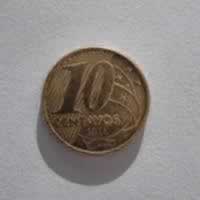 Reverso de 10 Centavos, 2018