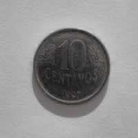 Reverso de 10 Centavos, 1997