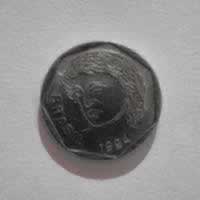Anverso de 25 Centavos, 1994