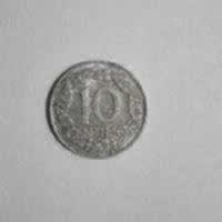 Reverso de 10 Céntimos, 1959