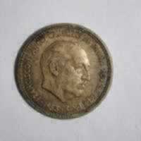 Anverso de 2,5 Pesetas, 1953 (No identificado)