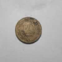 Reverso de 20 Centimes, 1968