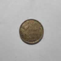 Reverso de 10 Francs, 1952