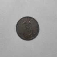 Reverso de 5 Cents, 19x0