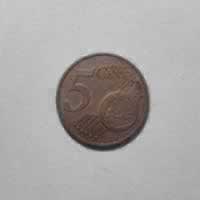 Reverso de 5 Euro Cent, 2007