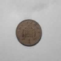 Reverso de 1 Penny, 1988
