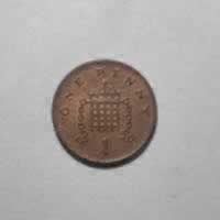 Reverso de 1 Penny, 1998